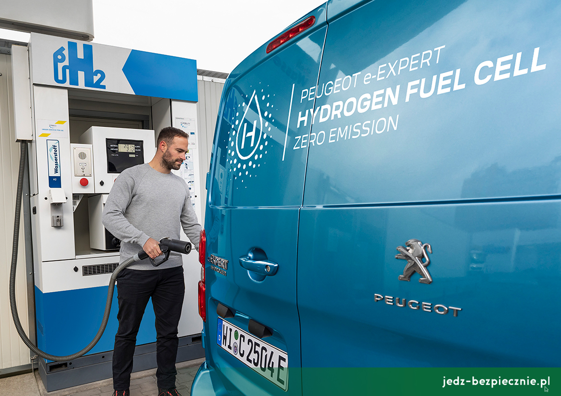 Premiera tygodnia - Peugeot e-Expert Hydrogen - tankowanie wodorem